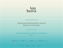 Tablet Screenshot of lolabooks.eu